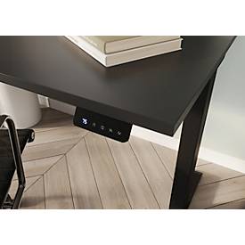 Bureau Profi 2.0, réglage électrique de la hauteur, L 1200 x P 800 x H 710 - 1190 mm, graphite/noir