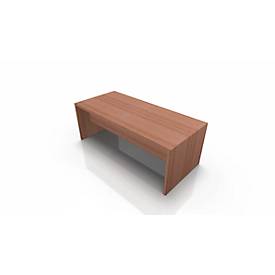 Bureau X-TIME-WORK, panneau, rectangulaire, l. 2000 x P 900 x H 730 mm, coloris noix Canaletto