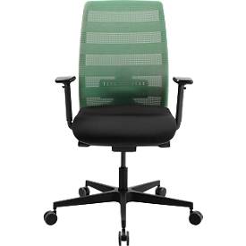 Bureaustoel SSI PROLINE NEW WORK - Mesh - frame zwart - mint – ons merk Schäfer Shop Select