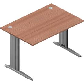 Bureautafel ARLON-OFFICE, B 1200 x D 800 x H 730 mm, Canaletto noot