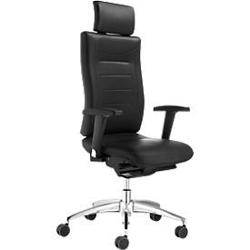 Bürostuhl SSI PROLINE P3 DELUXE, Synchronmechanik, ohne Armlehnen, Komfortpolstersitz