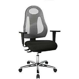 Bürostuhl Topstar FREE ART, Synchronmechanik, ohne Armlehnen, atmungsaktive Design-Rückenlehne