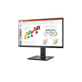 Business-Monitor LG 24BP450S-B.AEU, 23,8", neig- und drehbar, B 612  x T 249,5 x H 526,4 mm, mattschwarz
