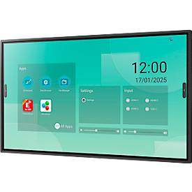 Business-Monitor Sharp LM431, Infrarot-Touch-Technologie, 43', 3840 x 2160 px, HDMI/DisplayPort/USB/LAN/WLAN, 2 x 10 W, BYOD, Eshare-Funktion