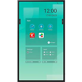 Business-Monitor Sharp LM431, Infrarot-Touch-Technologie, 43', 3840 x 2160 px, HDMI/DisplayPort/USB/LAN/WLAN, 2 x 10 W, BYOD, Eshare-Funktion