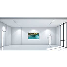 Business Monitor Sharp MultiSync® M752, 75', 3840 x 2160 px, IPS Panel, HDMI/DisplayPort/USB/LAN, schwarz