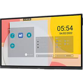 Business Monitor Sharp PN-L652B, Precision-Touch-Technologie, 65',3840 x 2160 px, HDMI/VGA/USB/LAN, 2 x 10 W, BYOD, integrierter Android-PC