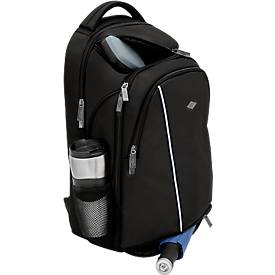 Business Rucksack WEDO, Polyester, Fächer f. Notebook/Tablet, Rückenpolster, 28 l, schwarz