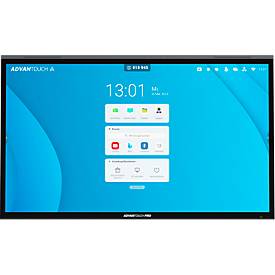 Businessmonitor ADVANTOUCH PRO 3, 65', IPS Panel, 3840 x 2160 px, 4K-UHD, 8 Mikrofone, 2 x 8 W/2 x 18 W, HDMI/USB/LAN/WiFi, schwarz
