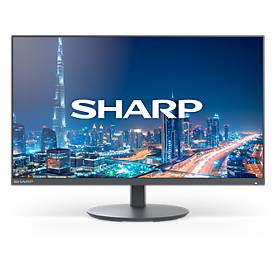 Businessmonitor SHARP MultiSync® E244FL, 24″, 1920 x 1080, HDMI/DisplayPort/USB/VGA, dreh-/schwenk-/neigbar, höhenverstellbar, schwarz