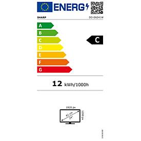 Businessmonitor SHARP MultiSync® EA241W, 24″, 1920 x 1200, HDMI/DisplayPort/USB/VGA, dreh-/schwenk-/neigbar, höhenverstellbar, schwarz