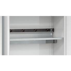 C+P Elektrisch plateau, voor de Acurado serie acculaadkasten, tot 70 kg, met 5-punts stekkerdoos + lade, B 925 x D 452 mm, gegalvaniseerd staal