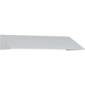 C+P Schrägdachaufsatz, für Spindbreite 1200 mm, lichtgrau