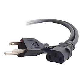 C2G 18 AWG North American Power Cord - Stromkabel - power IEC 60320 C13 zu NEMA 5-15P (M)