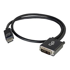 C2G 1m DisplayPort to Single Link DVI-D Adapter Cable M/M - DP to DVI - Black - DisplayPort-Kabel - Single Link - DisplayPort (M)