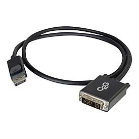 C2G 2m DisplayPort to Single Link DVI-D Adapter Cable M/M - DP to DVI - Black - DisplayPort-Kabel - DisplayPort (M)