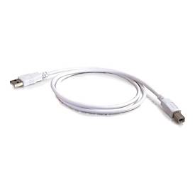 C2G 3.3ft USB to USB B Cable - USB A to USB B - USB 2.0 - White - M/M - USB-Kabel - USB (M)