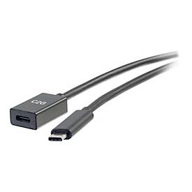 C2G 3ft USB C Extension Cable - USB C to USB C Extension Cable - USB 3.1 Gen 2 - 10Gbps - M/F - USB-Verlängerungskabel - 24 pin USB-C (M)