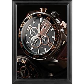 Cadre interchangeable Black Style, PS, DIN A4