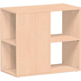 Caisson d'extension PALENQUE, ouverture trilatérale, l. 400 x P 800 x H 720 mm, hêtre