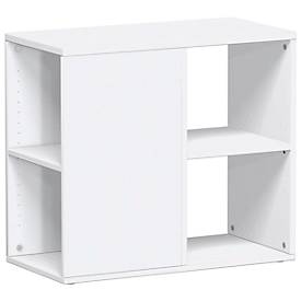 Caisson mobile d'extension PALENQUE, ouverture trilatérale, l. 400 x P 800 x H 720 mm, blanc