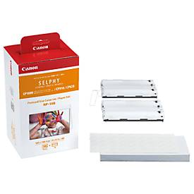 Canon Canon RP-108 Farbbandkassetten- und Papier-Kit für SELPHY CP1000, CP1200, CP1300, CP820, CP910