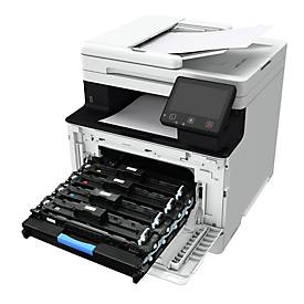 Canon Farblaser-Multifunktionsdrucker i-SENSYS MF752Cdw II, 3-in-1, USB/LAN/WLAN, Auto-Duplex/Mobildruck/Cloud, bis A4, inkl. Toner, schwarz-weiß