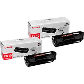 Canon Toner Cartridge FX-10, schwarz, Doppelpack, original