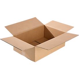 Cartons ondulés, 592 x 392 x 200 mm, rectangulaire, 10 p.