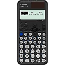 Casio wissenschaftlicher Taschenrechner fx-810DE CW, LC-Display, B 77 x H 162 mm, schwarz