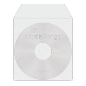 CD/DVD-Folientaschen, transparent, für den Versand geeignet