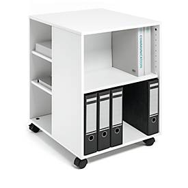 Chariot de bureau, blanc