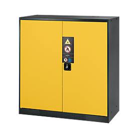 Chemikalienschrank Asecos CS-CLASSIC, Flügeltür, 2 Böden, 1055x520x1105 mm, sicherheitsgelb