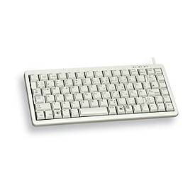 CHERRY Compact-Keyboard G84-4100 - Tastatur - USB - Deutsch - Hellgrau