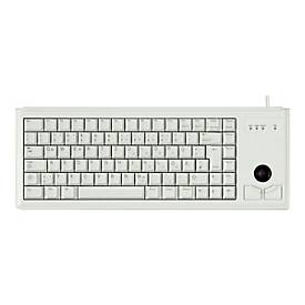 CHERRY Compact-Keyboard G84-4400 - Tastatur - Englisch - Hellgrau