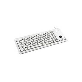 CHERRY Compact-Keyboard G84-4400 - Tastatur - Englisch - Hellgrau