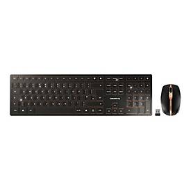 CHERRY DW 9100 SLIM - Tastatur-und-Maus-Set - kabellos - 2.4 GHz, Bluetooth 4.2 - QWERTY - GB