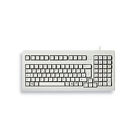 CHERRY G80-1800 - Tastatur - PS/2, USB - Deutsch - Hellgrau