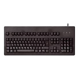 CHERRY G80-3000 - Tastatur - PS/2, USB - Deutsch - Schwarz