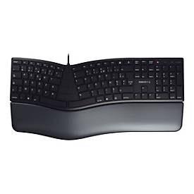 CHERRY KC 4500 ERGO - Tastatur - USB - AZERTY - Französisch - Schwarz