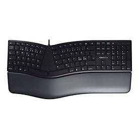 CHERRY KC 4500 ERGO - Tastatur - USB - QWERTY - Pan-Nordic - Schwarz