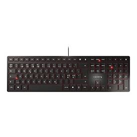 CHERRY KC 6000 SLIM - Tastatur - USB - Pan-Nordic - Tastenschalter: CHERRY SX - Schwarz