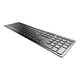 CHERRY KW 9100 SLIM - Tastatur - kabellos - 2.4 GHz, Bluetooth 4.0 - Französisch - Tastenschalter: CHERRY SX