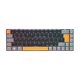 CHERRY MX MX-LP 2.1 - Tastatur - kompakt - Hintergrundbeleuchtung - kabellos - USB, 2.4 GHz, Bluetooth 5.2