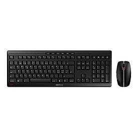 Cherry Stream Desktop Recharge - Taille réelle (100 %) - Sans fil - RF sans fil - QWERTZ - Noir - Souris incluse