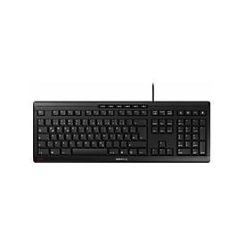 Cherry STREAM KEYBOARD - Taille réelle (100 %) - Avec fil - USB - Clavier mécanique - QWERTZ - Noir