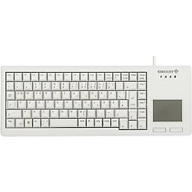 Cherry Tastatur XS Touchpad Keyboard G84-5500, großes Touchpad, 2 Maustasten, hellgrau