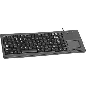 Cherry Tastatur XS Touchpad Keyboard G84-5500, QWERTZ, großes Touchpad, 2 Maustasten, schwarz