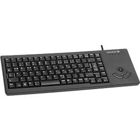 Cherry Tastaur XS Trackball Keyboard G84-5400, QWERTZ, mit 2 Maustasten, USB-Anschluss, schwarz