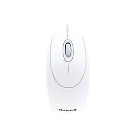 CHERRY WheelMouse M-5400 - Maus - PS/2, USB - Weiß/Grau